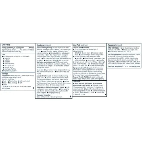 Advil Ibuprofen Coated Caplets Pain Reliever and Fever Reducer 200 Milligram 24Ct Advil buy supplements canada