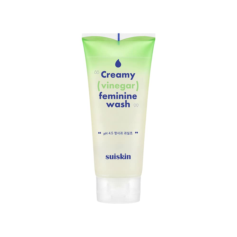 Suiskin Green Apple Vinegar Feminine Wash | Removes odor, pH balanced with Vegan Probiotics, Fragrance-free Suiskin buy supplements canada