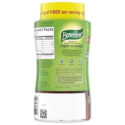 Benefiber Prebiotic GLP-1 Friendly Fiber Supplement Gummies for Digestive Health, Assorted Fruit Flavor - 81 Count Benefiber buy supplements canada