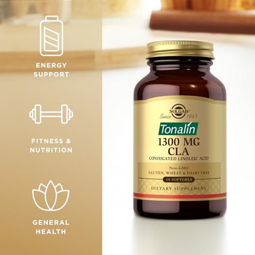 Solgar Tonalin CLA 1300 mg - 60 Softgels - Conjugated Linoleic Acid - Non-GMO, Gluten SOLGAR buy supplements canada