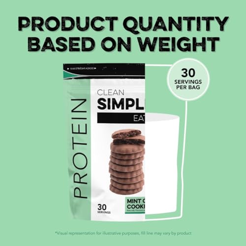 Clean Simple Eats Mint Chocolate Cookie Whey Protein Powder, Natural Sweetened Clean Simple Eats buy supplements canada