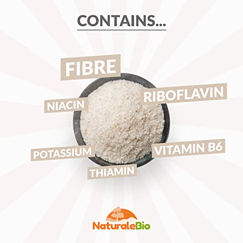 Organic Psyllium Husk - 99% Purity - 200g. Pure & Natural Psyllium Seed Husks NaturaleBio buy supplements canada