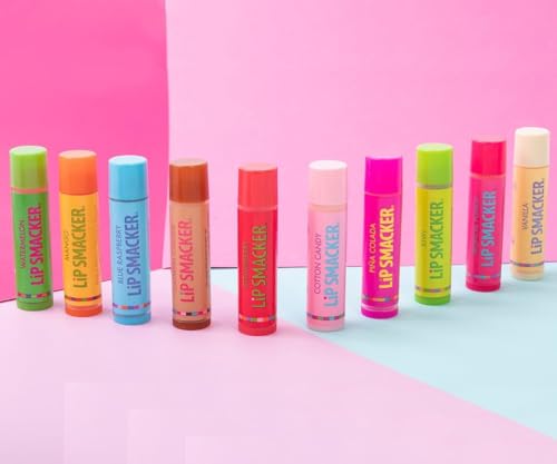 Lip Smacker Original & Best Holiday Flavored Lip Balm Party Pack, Oatmeal Cookie, Vanilla, Mango, Watermelon, Tropical Punch, Cotton Candy, Kiwi, Strawberry, Clear Lip Smacker buy supplements canada