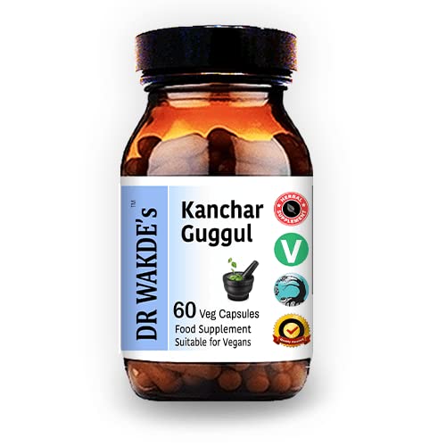 DR WAKDE's Kanchnar Guggul (60 Veg Caps, Ayurvedic Supplement, Vegan, Herbal, Natural, Made in the UK) DR WAKDE's buy supplements canada