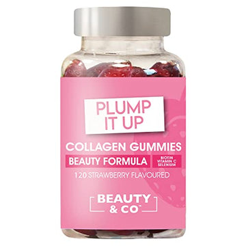Beauty & Co Collagen Gummies by - 120 Marine Collagen Gummies with Biotin, Vitamin C & Selenium (120) Beauty & Co buy supplements canada