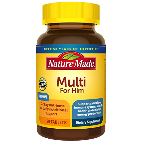 Nature Made Multivitamin For Him with No Iron, Mens Multivitamins for Daily Nutritional Nature Made buy supplements canada