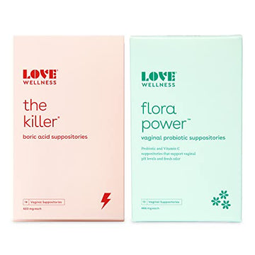 Love Wellness Womens Vaginal Suppository Duo, The Killer & Flora Power Love Wellness buy supplements canada