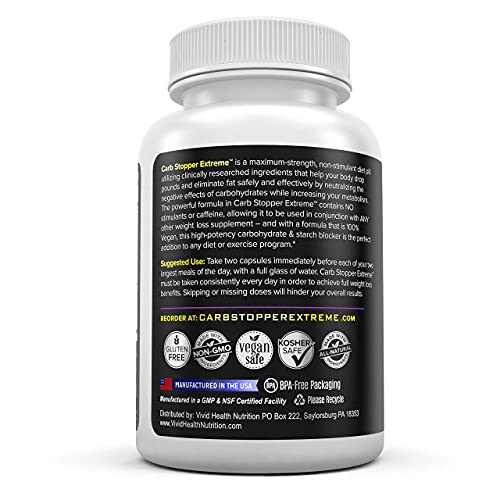 Carb Stopper Extreme: Maximum Strength, Natural Carbohydrate and Starch Neutralizer Carb Stopper Extreme buy supplements canada