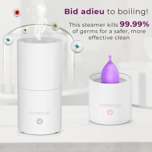 Carecup Menstrual Cup Sterilizer - Modern Menstrual Cup Cleaner Unscented Sanitizer - 2-Minute Carecup buy supplements canada