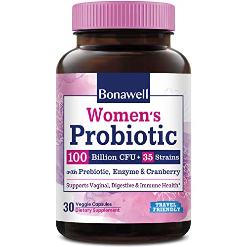 Bonawell Probiotics for Women 100B, with Organic Prebiotic, Cranberry for Feminine Health Bonawell buy supplements canada