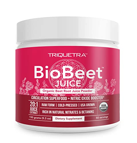 BioBeet Max Strength Beet Root Juice Powder – 20:1 Concentrate, Each Serving Derived Triquetra Health buy supplements canada