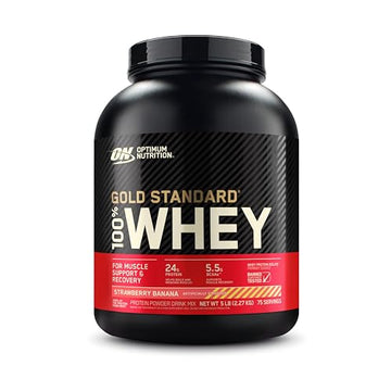 Optimum Nutrition Gold Standard 100% Whey Protein Powder, Strawberry Banana Optimum Nutrition buy supplements canada