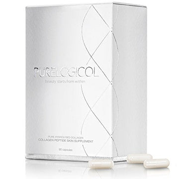 Collagen Tablets, Best Hydrolysed Protein Peptide Skin Supplement - 90 x Collagen Capsules x 800mg Purelogicol buy supplements canada