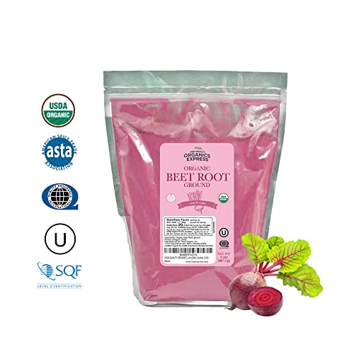 HQOExpress Organic Beetroot Powder - Organic Superfood - Nitric Oxide Booster - Non HQO HIGH QUALITY ORGANICS buy supplements canada