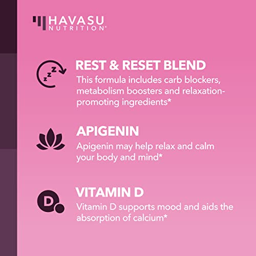 Night Time Fat Burner for Women | Weight Loss and Sleep Support Blend With Apigenin HAVASU NUTRITION buy supplements canada