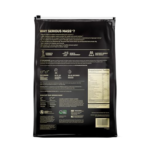 Optimum Nutrition Serious Mass Weight Gainer Protein Powder Vitamin C Zinc and Vitamin Optimum Nutrition buy supplements canada