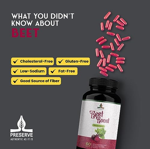 PRESERVE Organic Beetroot casules 16,000mg Per Serving, Natural Monthly Supplement PRESERVE buy supplements canada