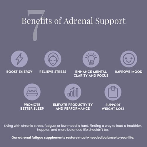 Adrenal Support for Women & Men – Cortisol Manager – Natural Stress Relief Supplement BeautiBe buy supplements canada