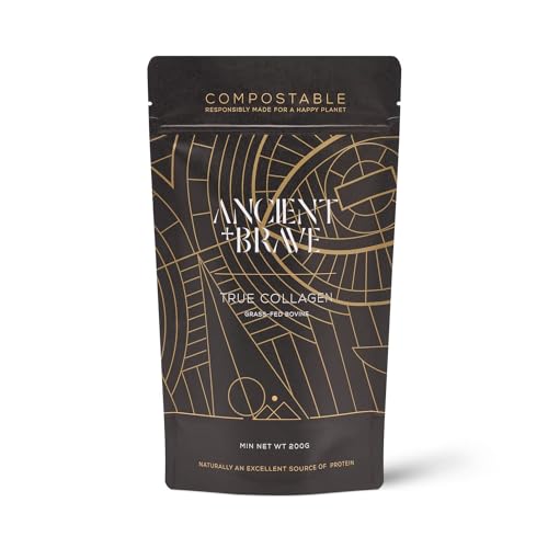 Ancient + Brave True Collagen 200g - Grass-Fed Bovine Collagen Powder - 100% Hydrolysed Collagen Ancient + Brave buy supplements canada