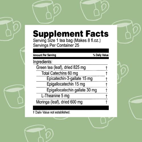 Hyleys Tea Moringa Oleifera with Mango Flavor - 50 Tea Bags (6 Pack - 300 Tea Bags total) (Miracle Tree Tea) HYLEYS buy supplements canada