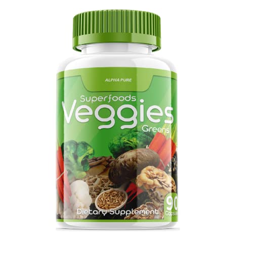 90 Capsules Each Bottle 540 Capsules superfoods Veggies Greens and Reds Fruits Triple Alpha Pure buy supplements canada