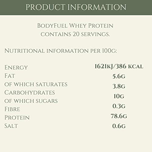 Complementary Supplements - BodyFuel Whey Protein Isolate & Concentrate Vanilla Flavour Complementary Supplements buy supplements canada