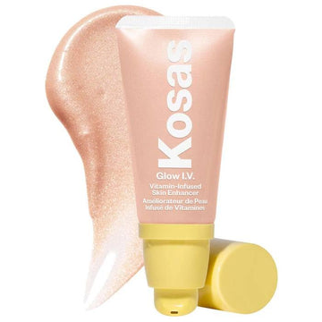 Kosas Glow I.V. - Vitamin-Infused Skin Illuminating Enhancer - Spark. Bonus Premium Korean Sheet Masque with Collagen Kosas buy supplements canada