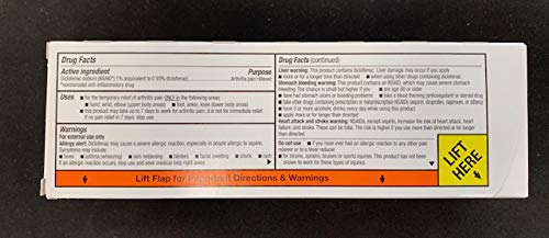 Perrigo Diclofenac Sodium (NSAID) Topical Gel, 1% with dosing Card., 3.53 oz (100 g), arthrits Pain Relief Anti inflamatory for Hand, Wrist, Elbow, Foot, Ankle, Knee. Compare to VOLTAREN 1% Gel. Perrigo buy supplements canada