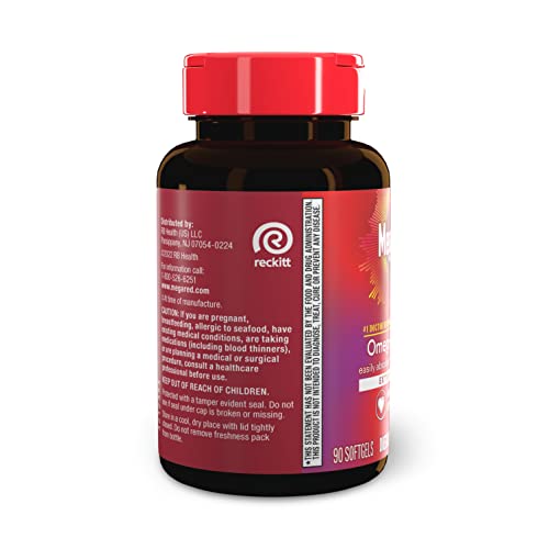 MegaRed Antarctic Krill Oil 500mg Omega 3 Fatty Acid Supplement, Extra Strength EPA & DHA Krill Oil Softgels (90cnt Box), Astaxanthin MegaRed buy supplements canada