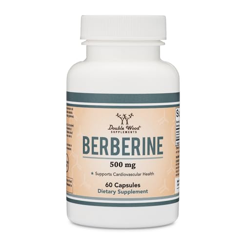 Berberine Supplement 500mg, 60 Capsules (Third Party Tested, Manufactured in The USA Double Wood Supplements buy supplements canada