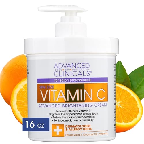 Advanced Clinicals Vitamin C Face & Body Cream Moisturizing Skin Care Lotion, Anti Advanced Clinicals buy supplements canada