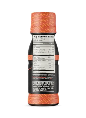 ONNIT Alpha Brain Focus Shot, Peach Flavor, Nootropic Dietary Supplement Drink That Supports Energy, Focus, and Mood, IGEN™ Non-GMO Tested, 2.5 fl oz, 6 Count ONNIT buy supplements canada