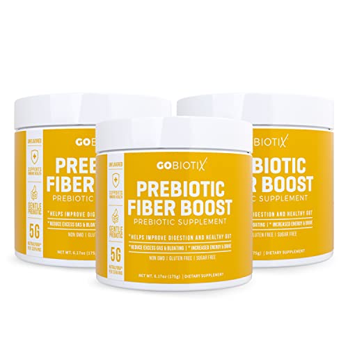 GOBIOTIX Fiber Supplement - Prebiotic Soluble Fiber Powder, Supports Gut Health GOBIOTIX buy supplements canada