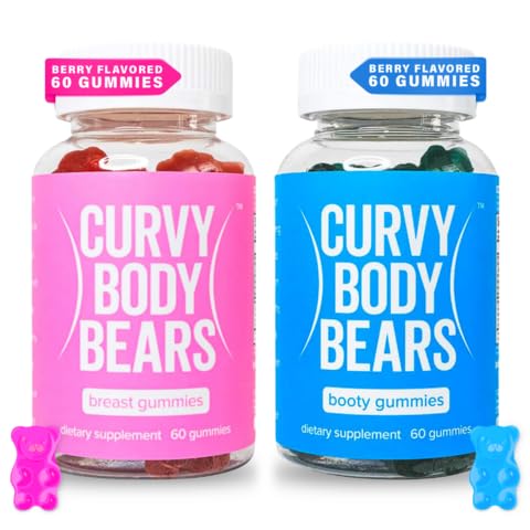 Curvy Body Bears Gummies Combo Pack - Chest and Bum Gummies - Workout Aid Curvy Body Bears buy supplements canada