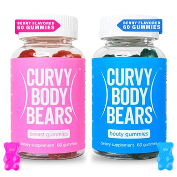 Curvy Body Bears Gummies Combo Pack - Chest and Bum Gummies - Workout Aid Curvy Body Bears buy supplements canada