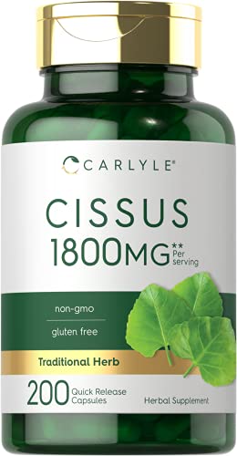Carlyle Cissus Quadrangularis 1800mg | 200 Capsules | Traditional Herb Extract Carlyle buy supplements canada