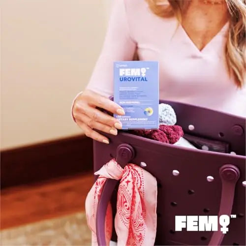 FEM Urovital Bladder Control Supplements - Overactive Bladder, Leakage & Urgency Relief - Non-Hormonal Urinary Tract Health Support for Women - 30 Capsules Upsa buy supplements canada