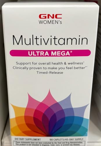 GNC Women's Ultra Mega Multivitamin | Supports Overall Health and Wellness in Women GNC buy supplements canada