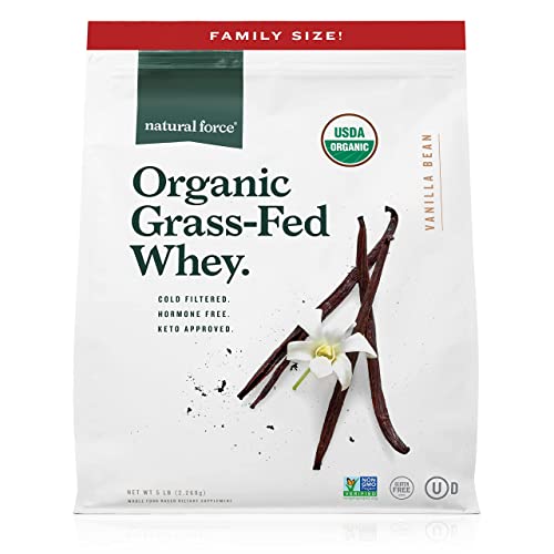 Natural Force Grass Fed Organic Whey Protein Powder – Non GMO Verified, Humane Natural Force buy supplements canada
