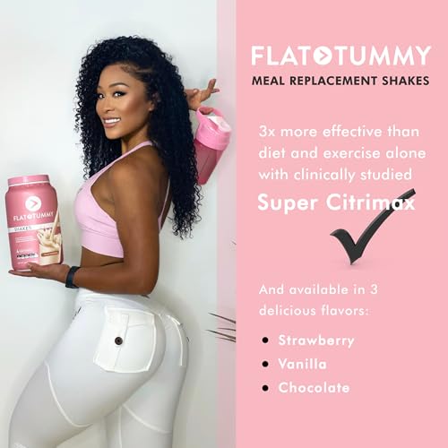 Flat Tummy Tea Meal Replacement Shake – Vanilla, 20 Servings - Plant Based Protein Flat Tummy Tea buy supplements canada