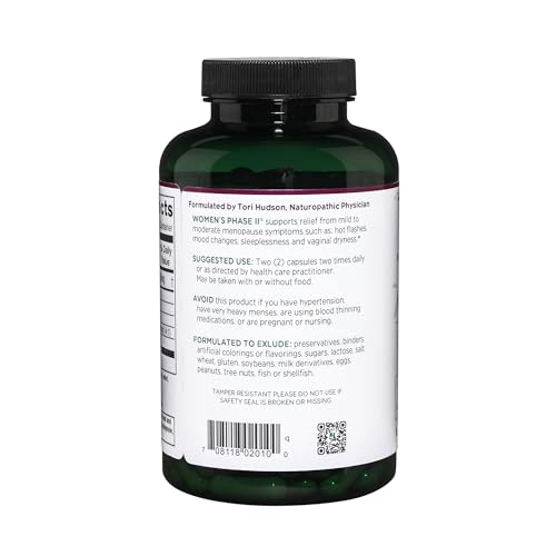Vitanica Women's Phase II, Menopause Support, Vegan, 180 Capsules Vitanica buy supplements canada