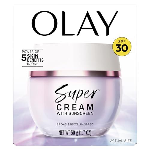 Olay Super Cream with Sunscreen SPF 30, Lightweight Face Moisturizer with Sun Protection Olay buy supplements canada