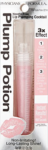 Physicians Formula Plump Potion™ Needle-Free Lip Plumping Cocktail Lip Gloss, Pink Crystal Potion, Hypoallergenic, Fragrance Free, Dermatologist Approved Physicians Formula buy supplements canada