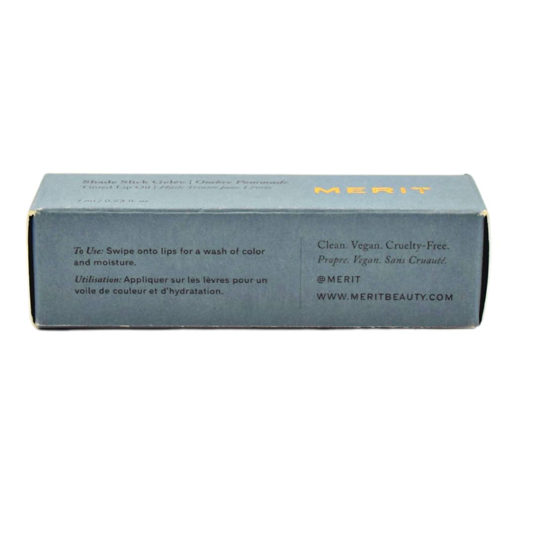 MERIT Shade Slick Gelée Sheer Tinted Lip Oil Les Deux Merit buy supplements canada