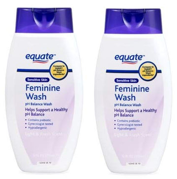 Equate Sensitive Skin Feminine pH Balance Wash, 12 Fl oz (Pack of 2) Msupps.com buy supplements canada