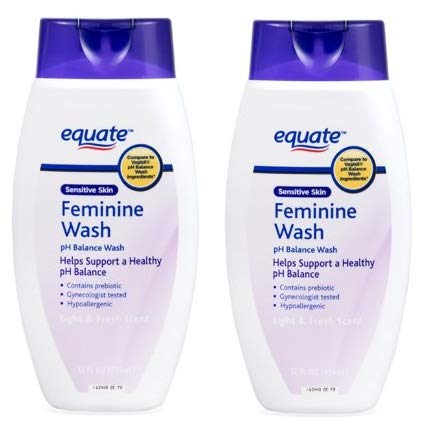 Equate Sensitive Skin Feminine pH Balance Wash, 12 Fl oz (Pack of 2) Msupps.com buy supplements canada