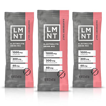LMNT Zero-Sugar Electrolytes - Raspberry Salt - Hydration Powder Packets | No Dodgy Drink LMNT buy supplements canada