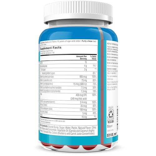 One A Day Teen Boy’s Daily Essentials Multivitamin Gummies, Teen Boy Vitamins with Vitamin C, Vitamin D, Bone Health, Immune Health ONE A DAY buy supplements canada