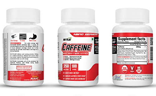 NutriJa Caffeine Powder Pre Workout Supplement - 100 Servings NutriJa buy supplements canada