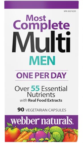Webber Naturals Men's Most Complete Multi, 90 Vegetarian Capsules Webber Naturals buy supplements canada